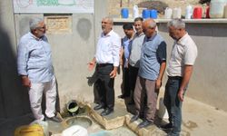 Diyarbakır Ergani'de su çilesi