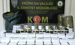 Erzincan’da 50 bin dal makaron, 25 kilo tütün ele geçirildi