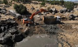 Diyarbakır Hazro’da kuruyan gölet yeniden suya kavuştu