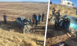 Diyarbakır Ergani'de otomobil şarampole devrildi: 1 ölü, 1 yaralı