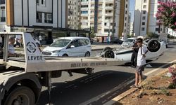 Diyarbakır’da iki otomobil çarpıştı: 1 yaralı