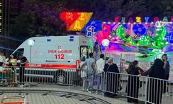 Lunapark eğlencesi hastanede son buldu