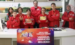 TEKNOFEST birincisi Diyarbakırlı öğrenciler, aldıkları ödülün bir kısmını bağışladı