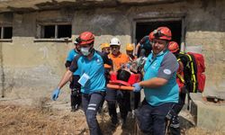 Diyarbakır’da UMKE’den nefes kesen tatbikat