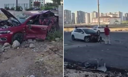 Diyarbakır’da iki araç çarpıştı: Yaralılar var