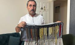 Gazze için tespih koleksiyonunu satıyor