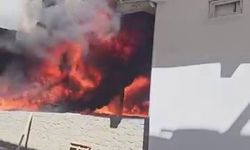 Diyarbakır’da inşaatta çıkan yangın korkuttu