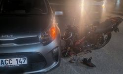 Çöken asfalt kazaya neden oldu