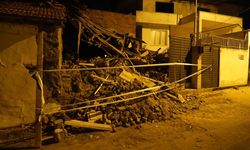 Metruk bina bir anda yıkıldı