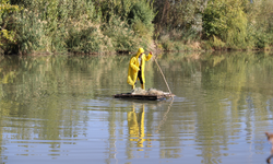 Diyarbakır’da 55 yıldır “Kelek” üzerinde balık avlıyor