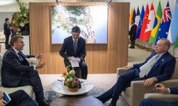 Cumhurbaşkanı Erdoğan, Macron ile görüştü