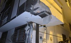 Sokağa dalan vinç dehşet saçtı