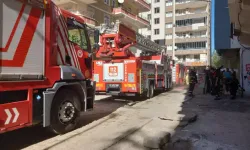 Diyarbakır’da apartman dairesinde korkutan yangın