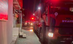 Gaziantep'te 4 katlı bina alev aldı