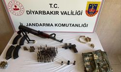Diyarbakır’da jandarma operasyonlarında cephanelik ele geçti!