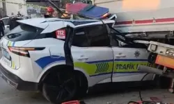 Alaşehir’de Polis Faciası: Trafik Aracı TIR’a Çarptı