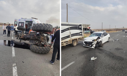 Diyarbakır’da trafik kazası: Otomobil ile traktör çarpıştı