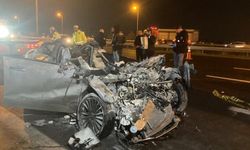 Ankara'da korkunç kaza: 2 ölü, 1 yaralı