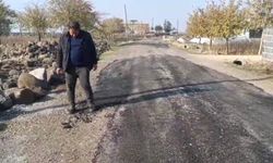 Diyarbakır Çınar’da yol yama tepkisi