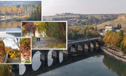 Diyarbakır ‘da Dicle Vadisi ve On Gözlü Köprü’de sonbahar tablosu