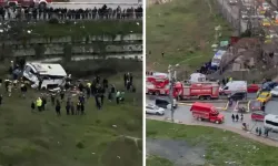 İstanbul Esenyurt'ta otobüs şarampole yuvarlandı: Ölü ve yaralılar var!