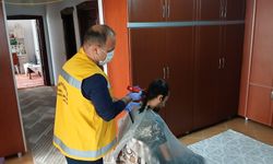 Diyarbakır’da karlı ve buzlu yollara rağmen kapı kapı hizmet