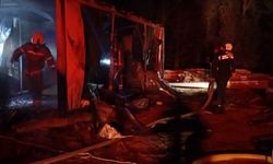 Küllükte unutulan sigara yangına neden oldu: İşçiler son anda kurtuldu