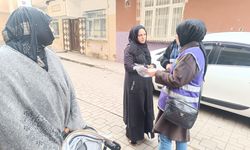 Diyarbakır’da kadınlara yönelik destek hizmetleri kapı kapı anlatıldı