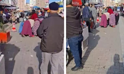 Kadınlar saç başa kavgaya tutuştu