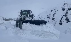 Şırnak'ta beyaz örtü yarım metreyi geçti