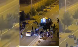 Diyarbakır'da araç ile motosiklet çarpıştı