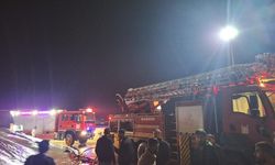 Mardin’de mısır kurutma tesisinde yangın paniği