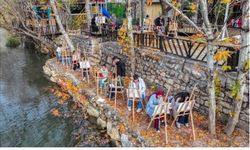 Diyarbakırlı öğrenciler tarihi ve doğayı tuvale taşıyor