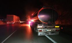 Seyir halindeki tankerde yangın çıktı