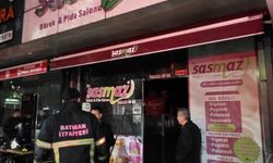 Börekçi dükkânında korkutan yangın