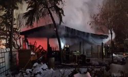 Diyarbakır’da kafede yangın paniği