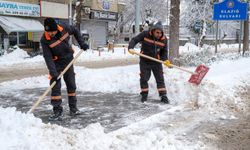 Diyarbakır’da kar alarmı: 1.288 personelle kesintisiz karla mücadele