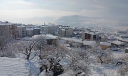 Diyarbakır Kulp’ta kar manzaraları