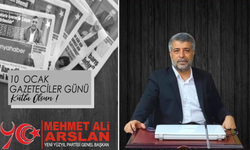 Yeni Yüzyıl Partisi Genel Başkanı Arslan’dan 10 Ocak Çalışan Gazeteciler Günü mesajı