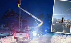 Diyarbakır Çüngüş’te yoğun kar elektriği vurdu: Ekipler sahada