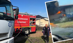 Diyarbakır Bismil’de Poşet Fabrikasında korkutan yangın