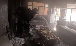 Diyarbakır’da yangın paniği! İtfaiye erlerinin müdahalesi kamerada