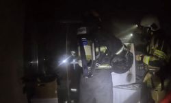 Diyarbakır’da evin banyosunda korkutan yangın!