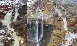 Suskun şelaleler yeniden coştu