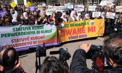 Diyarbakır’da anadil yürüyüşü: Eşbaşkan Doğan Hatun’dan Kürtçe vurgusu