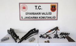 Diyarbakır’da silah kaçakçılarına darbe! Operasyonlarda cephanelik çıktı
