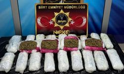 9 kilo 700 gram esrar ele geçirildi