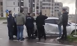 Diyarbakır'da önce kaza sonra gerginlik