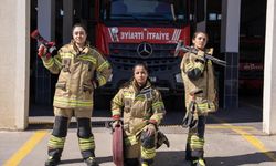 Diyarbakır’da kadın itfaiyeciler sahada