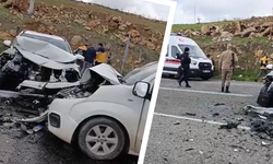 Diyarbakır’da iki araç kafa kafaya çarpıştı: Çok sayıda yaralı
